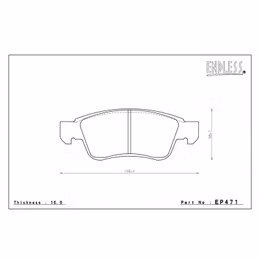 EP471SSY, ENDLESS EP471SSY Front brake pads INFINITI G35/FX35 2009+ (non-Akebono) في الإمارات, دبي. Condition - new. Price 720 AED. Photo, seller contacts | AUTO.AE