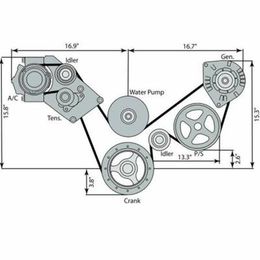 NAL-19421448, Chevrolet Performance Serpentine Accessory Drive Kits 19421448 في الإمارات, دبي. Condition - new. Price 11,000 AED. Photo, seller contacts | AUTO.AE
