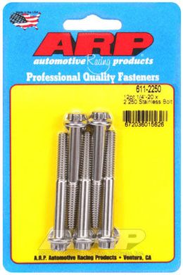 611-2250, ARP 611-2250 SAE Bolt Kit 1/4-20 x 2.250 12pt SS bolts в ОАЭ, Дубай. Состояние - новое. Цена 220 AED. Фото, контакты продавца | AUTO.AE