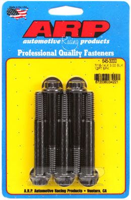 645-3000, ARP 645-3000 SAE Bolt Kit 7/16-14 X 3.000 12pt 1/2 wrenching black oxide bolts в ОАЭ, Дубай. Состояние - новое. Цена 240 AED. Фото, контакты продавца | AUTO.AE