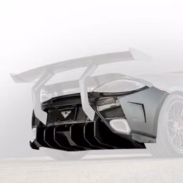 MVR1140, VORSTEINER MVR1140 Rear Bumper with Rear Diffuser 570-VX (Gloss Carbon) for MCLAREN 570S 2015-2021 в ОАЭ, Дубай. Состояние - новое. Цена 46 550 AED. Фото, контакты продавца | AUTO.AE