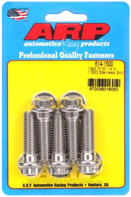 614-1500, ARP 614-1500 SAE Bolt Kit 7/16-14 X 1.500 12pt 1/2 wrenching SS bolts в ОАЭ, Дубай. Состояние - новое. Цена 250 AED. Фото, контакты продавца | AUTO.AE