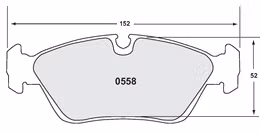 0558.08.18.44, PFC 0558.08.18.44 Front Brake Pads RACE for BMW 1 Series (E87) / Z4 (E85 / E86) (08 Compound, 18mm) in UAE, Dubai. Condition - new. Price 2,060 AED. Photo, seller contacts | AUTO.AE