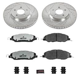PWR-K5407-26, PowerStop Z26 Street Warrior Brake Upgrade Kits for 2011-2014 MUSTANG - K5407-26 في الإمارات, دبي. Condition - new. Price 1,290 AED. Photo, seller contacts | AUTO.AE
