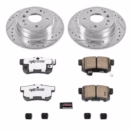 PWR-K5399-26, PowerStop Z26 Street Warrior Brake Upgrade Kits for 2003-2011 ELEMENT, 2004-2008 TL - K5399-26 في الإمارات, دبي. Condition - new. Price 810 AED. Photo, seller contacts | AUTO.AE