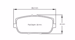 8077-RSL29, PAGID 8077-RSL29 Rear brake pads RSL 29 MAZDA MX-5 Miata ND / Fiat Abarth 124 Spider [Brembo brakes] в ОАЭ, Дубай. Состояние - новое. Цена 1 650 AED. Фото, контакты продавца | AUTO.AE