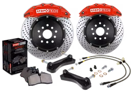 83.857.6700.72, STOPTECH 83.857.6700.72 BBK 2PC ROTOR, FRONT DRILLED 355X32/ST60 RED TOYOTA SUPRA '93-98 in UAE, Dubai. Condition - new. Price 17,810 AED. Photo, seller contacts | AUTO.AE
