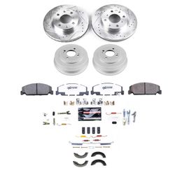 PWR-K15508DK, PowerStop Z23 Evolution Sport Disc and Drum Brake Upgrade Kits for 2000 CIVIC - K15508DK في الإمارات, دبي. Condition - new. Price 1,360 AED. Photo, seller contacts | AUTO.AE