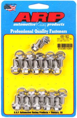 435-1802, ARP 435-1802 Oil Pan Bolt Kit for Chevrolet Big Block SS hex in UAE, Dubai. Condition - new. Price 370 AED. Photo, seller contacts | AUTO.AE