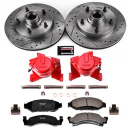 PWR-KC1766, PowerStop Z23 Evolution Sport Brake Upgrade Kits with Calipers for 1987-1993 E-150 ECONOLINE, F-150, 1990-1993 E-150 ECONOLINE CLUB WAGON - KC1766 في الإمارات, دبي. Condition - new. Price 3,090 AED. Photo, seller contacts | AUTO.AE