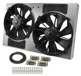 DER-16836, 12 Inch 4,000 CFM Derale High-Output Dual RAD Fan and Shroud Kit 16836 в ОАЭ, Дубай. Состояние - новое. Цена ⁦3 020 AED⁩. Фото, контакты продавца | AUTO.AE