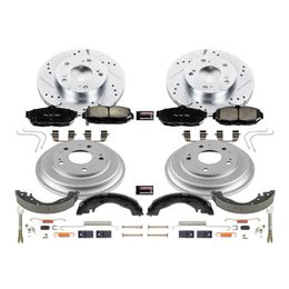 PWR-K15242DK, PowerStop Z23 Evolution Sport Disc and Drum Brake Upgrade Kits for 2012-2015 CIVIC - K15242DK in UAE, Dubai. Condition - new. Price 1,420 AED. Photo, seller contacts | AUTO.AE