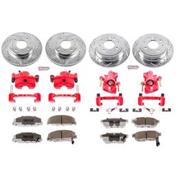 PWR-KC700-26, PowerStop Z26 Street Warrior Brake Upgrade Kits with Calipers for 1992-1995 CIVIC, 1993-1997 CIVIC DEL SOL - KC700-26 في الإمارات, دبي. Condition - new. Price 3,710 AED. Photo, seller contacts | AUTO.AE