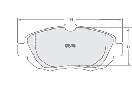 0619.10, PFC 0619.10 Front Brake Pads for LEXUS IS300 / GS300 / GS400 / GS430 V6 (11 Z-RATED Compound) في الإمارات, دبي. Condition - new. Price 650 AED. Photo, seller contacts | AUTO.AE