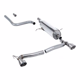 SSXFD389, MILLTEK SSXFD389 Filter-Back Exhaust, 2.37" (Brushed Titanium GT-100 Trims) for FORD Fiesta ST-Line (MK8) OPF/GPF 2019- in UAE, Dubai. Condition - new. Price 8,360 AED. Photo, seller contacts | AUTO.AE