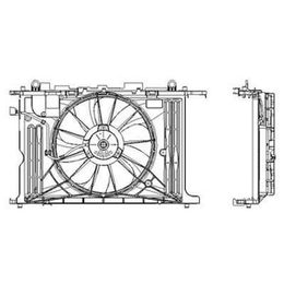 BDY-TO3115156, Body Parts Replacement Electric Cooling Fans for 2009-2013 COROLLA, MATRIX, 2009-2010 VIBE - TO3115156 в ОАЭ, Дубай. Состояние - новое. Цена 430 AED. Фото, контакты продавца | AUTO.AE