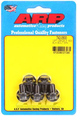 742-0500, ARP 742-0500 SAE Bolt Kit 3/8-24 x .500 12pt black oxide bolts في الإمارات, دبي. Condition - new. Price 180 AED. Photo, seller contacts | AUTO.AE
