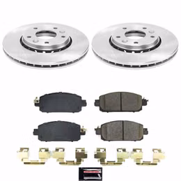 PWR-KOE9181, PowerStop Z17 Evolution Plus Stock Replacement Brake Kits for 2021-2024 KICKS, 2020-2025 SENTRA - KOE9181 в ОАЭ, Дубай. Состояние - новое. Цена 660 AED. Фото, контакты продавца | AUTO.AE
