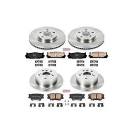 PWR-KOE2822, PowerStop Z17 Evolution Plus Stock Replacement Brake Kits for 2008-2012 AVALON, 2007-2011 CAMRY, 2007-2012 ES350 - KOE2822 in UAE, Dubai. Condition - new. Price 1,080 AED. Photo, seller contacts | AUTO.AE