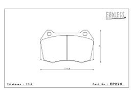 EP290MA45B, ENDLESS EP290MA45B (EP400T) Front brake pads NISSAN SKYLINE R32 V-Spec/R33/R34 ALL in UAE, Dubai. Condition - new. Price 1,900 AED. Photo, seller contacts | AUTO.AE