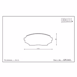 EP240MA45B, ENDLESS EP240MA45B Front brake pads MAZDA MX-5 Miata (90-93) в ОАЭ, Дубай. Состояние - новое. Цена 1 900 AED. Фото, контакты продавца | AUTO.AE