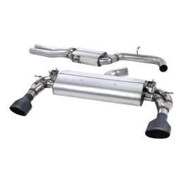 SSXAU968, MILLTEK SSXAU968 Cat-Back Exhaust, 3.15" (Cerakote Black Trims) for AUDI RS3 Sportback (8V) 2015–2017 в ОАЭ, Дубай. Состояние - новое. Цена 17 940 AED. Фото, контакты продавца | AUTO.AE