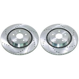 PWR-JBR1911XPR, PowerStop Evolution Drilled and Slotted Rotors for 2023-2026 RX350H, RX350, 2020-2023 HIGHLANDER - JBR1911XPR в ОАЭ, Дубай. Состояние - новое. Цена 780 AED. Фото, контакты продавца | AUTO.AE