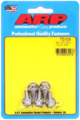 770-1016, ARP 770-1016 Metric Thread Bolt Kit M6 x 1.00 x 12 12pt SS bolts в ОАЭ, Дубай. Состояние - новое. Цена 210 AED. Фото, контакты продавца | AUTO.AE