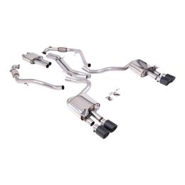 SSXAU1167, MILLTEK SSXAU1167 Cat-Back Exhaust, 2.5'' (Quad JET-100 Carbon Trims) for AUDI S5 Coupe / Sportback RHD (B9) 2017- в ОАЭ, Дубай. Состояние - новое. Цена 19 020 AED. Фото, контакты продавца | AUTO.AE