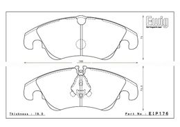 EIP176ME20, ENDLESS EIP176ME20 Front brake pads AUDI A4/S4 (B8)/S5 (B8) في الإمارات, دبي. Condition - new. Price 1,130 AED. Photo, seller contacts | AUTO.AE