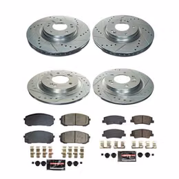 PWR-K8809, PowerStop Z23 Evolution Sport Brake Upgrade Kits for 2021-2024 K5, 2020-2024 SONATA - K8809 in UAE, Dubai. Condition - new. Price 1,560 AED. Photo, seller contacts | AUTO.AE