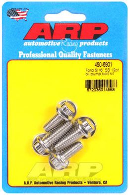 450-6901, ARP 450-6901 Oil Pump Bolt Kit for Ford 5/16" SS 12pt в ОАЭ, Дубай. Состояние - новое. Цена 190 AED. Фото, контакты продавца | AUTO.AE