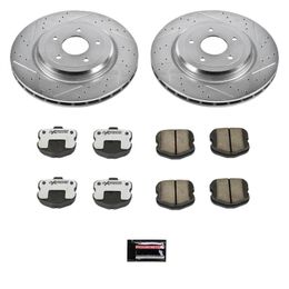 PWR-K1446-26, PowerStop Z26 Street Warrior Brake Upgrade Kits for 2006-2013 CORVETTE - K1446-26 в ОАЭ, Дубай. Состояние - новое. Цена 1 940 AED. Фото, контакты продавца | AUTO.AE