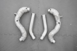 DZMR-W205C63-HS heatshield downpipe for Mercedes-AMG C63 (W205) in UAE, Dubai. Condition - new. Price 6,600 AED. Photo, seller contacts | AUTO.AE