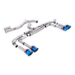 SSXAU1022, MILLTEK SSXAU1022 Cat-Back Exhaust, 3.15" (Blue Titanium GT-115 Tips) for AUDI S3 2.0TFSI (8Y) 2020- в ОАЭ, Дубай. Состояние - новое. Цена 18 210 AED. Фото, контакты продавца | AUTO.AE