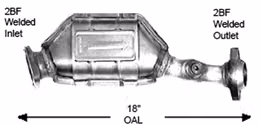 CTO-4391, Catco Federal/EPA Direct-Fit Catalytic Converters for 2005-2007 FIVE HUNDRED, FREESTYLE, MONTEGO - 4391 in UAE, Dubai. Condition - new. Price 2,960 AED. Photo, seller contacts | AUTO.AE