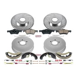 PWR-K15258DK, PowerStop Z23 Evolution Sport Disc and Drum Brake Upgrade Kits for 2010-2011 TRIBUTE, MARINER, 2010-2012 ESCAPE - K15258DK в ОАЭ, Дубай. Состояние - новое. Цена 2 070 AED. Фото, контакты продавца | AUTO.AE