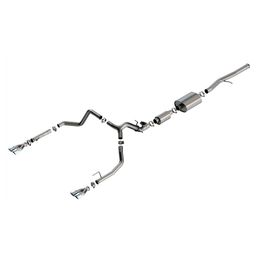140995, BORLA 140995 Cat-Back Exhaust System 2.75" S-Type (3.5" x 3.28" Bright Chrome Tips) for CHEVROLET Silverado 1500 2024 / GMC Sierra 1500 2024 in UAE, Dubai. Condition - new. Price 9,390 AED. Photo, seller contacts | AUTO.AE