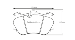 4907-RSL29, PAGID 4907-RSL29 Front brake pads RSL29 LAMBORGHINI Huracan / AUDI R8 5.2 FSI quattro (2nd generation) в ОАЭ, Дубай. Состояние - новое. Цена 2 840 AED. Фото, контакты продавца | AUTO.AE