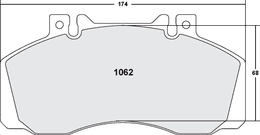 1062.10, PFC 1062.10 Brake pads Z-RATED MERCEDES-Benz Vario в ОАЭ, Дубай. Состояние - новое. Цена 920 AED. Фото, контакты продавца | AUTO.AE