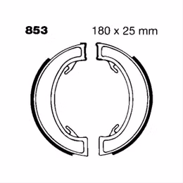 EBP-853, EBC Organic Brake Shoes for 1969-1972 BONNEVILLE 650 T120, 1966 BONNEVILLE 650 T120 POLICE - 853 in UAE, Dubai. Condition - new. Price 340 AED. Photo, seller contacts | AUTO.AE