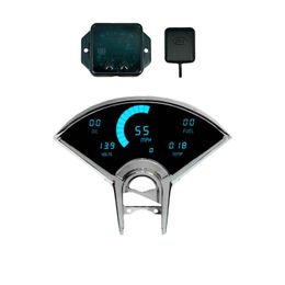 IZL-DP1101TS9020, Intellitronix 1955-1956 Chevy Bel Air Direct-Fit Digital Gauge Clusters DP1101T-S9020 in UAE, Dubai. Condition - new. Price 2,850 AED. Photo, seller contacts | AUTO.AE