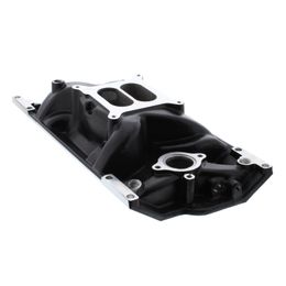 SUM-226062-B, Summit Racing™ Black Cast Aluminum Intake Manifold for SBC with Vortec Heads SUM-226062-B in UAE, Dubai. Condition - new. Price 1,070 AED. Photo, seller contacts | AUTO.AE