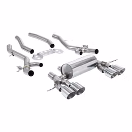 SSXBM1317, MILLTEK SSXBM1317 Secondary Cat-Back Exhaust, 3.15" (Polished GT-115 Trims) for BMW M3 (G80 / G81) / M4 (G82) في الإمارات, دبي. Condition - new. Price 18,500 AED. Photo, seller contacts | AUTO.AE