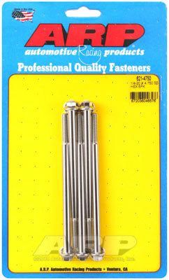 621-4750, ARP 621-4750 SAE Bolt Kit 1/4-20 x 4.750 hex SS bolts في الإمارات, دبي. Condition - new. Price 240 AED. Photo, seller contacts | AUTO.AE