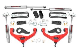 ROU-95830RED, Rough Country N3 Suspension Lift Kits for 2020-2025 SIERRA 2500 HD, SILVERADO 2500 HD, SILVERADO 3500 HD - 95830RED في الإمارات, دبي. Condition - new. Price 4,160 AED. Photo, seller contacts | AUTO.AE