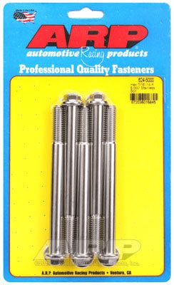 624-5000, ARP 624-5000 SAE Bolt Kit 7/16-14 X 5.000 hex 1/2 wrenching SS bolts в ОАЭ, Дубай. Состояние - новое. Цена 330 AED. Фото, контакты продавца | AUTO.AE