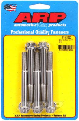615-3250, ARP 615-3250 SAE Bolt Kit 3/8-16 x 3.250 12pt 7/16 wrenching SS bolts في الإمارات, دبي. Condition - new. Price 270 AED. Photo, seller contacts | AUTO.AE