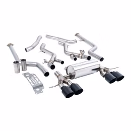 SSXBM1307, MILLTEK SSXBM1307 Cat-Back Exhaust, 3" (Cerakote Black GT-115 Trims) for BMW M2 (G87) Non-OPF/GPF in UAE, Dubai. Condition - new. Price 23,250 AED. Photo, seller contacts | AUTO.AE