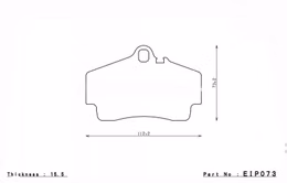 EIP073CCRg, ENDLESS EIP073CCRg Rear brake pads PORSCHE 911(997)3.6 CAR/4 CAY(987)3.4S/3.4R/BOXT.986 في الإمارات, دبي. Condition - new. Price 1,270 AED. Photo, seller contacts | AUTO.AE